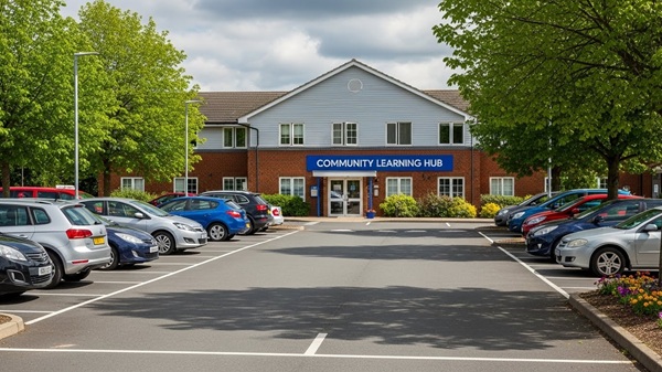 青年の城の駐車場をイメージした画像