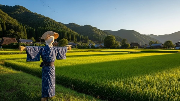 関津かかし村の様子