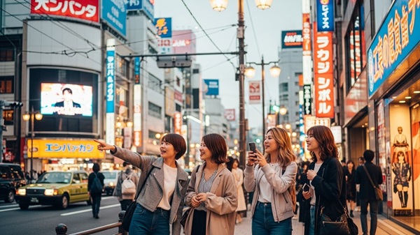 滋賀で混雑を避けた観光をする女性