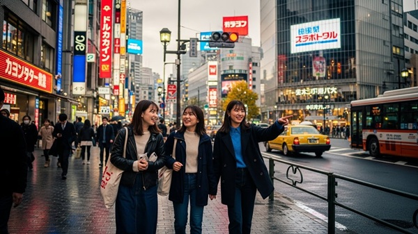 甲賀市の観光モデルコースを楽しむ女性たち