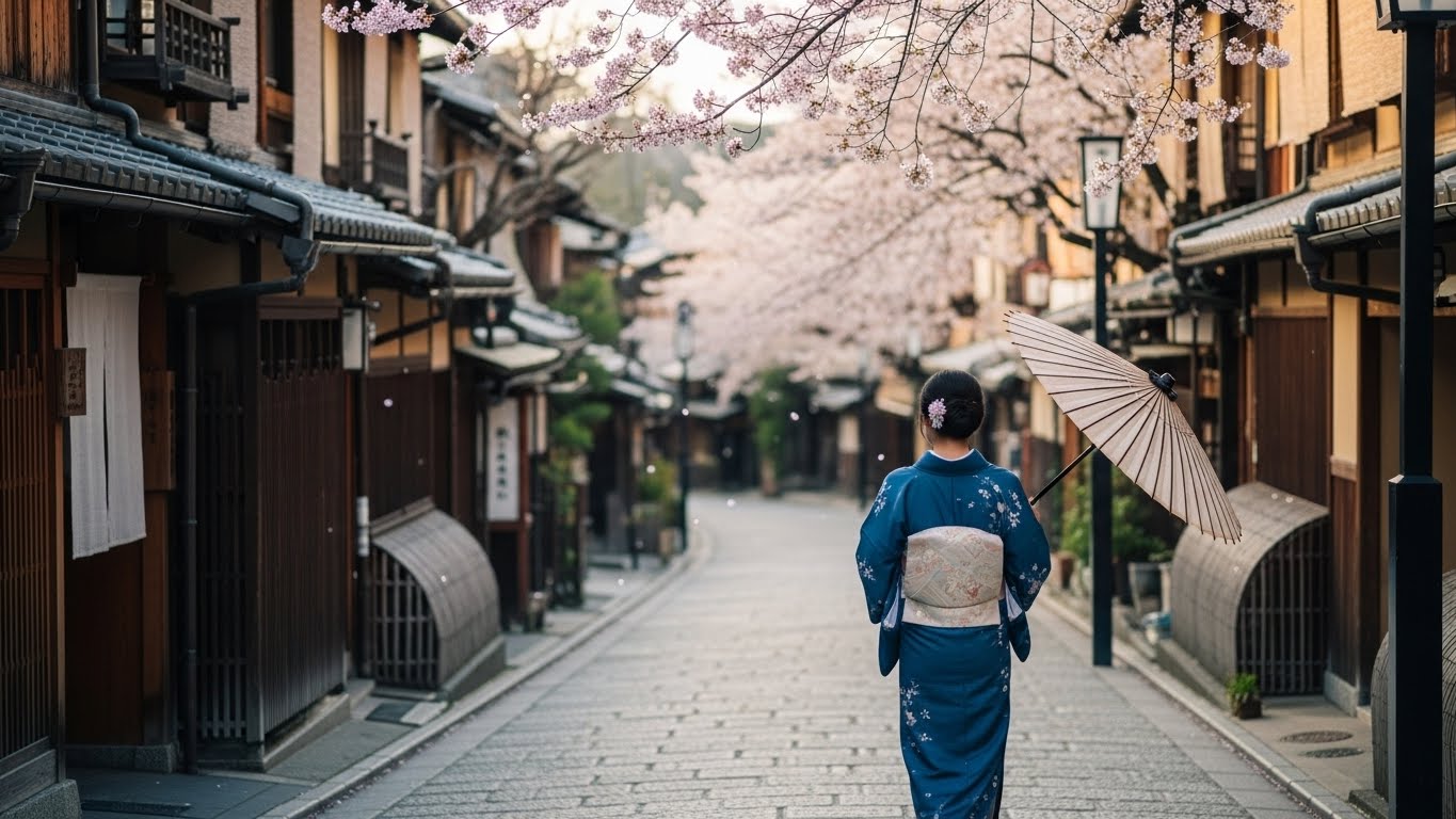着物姿で歩きたくなる関西のインスタ映えする町並みと京都の伝統的な景観