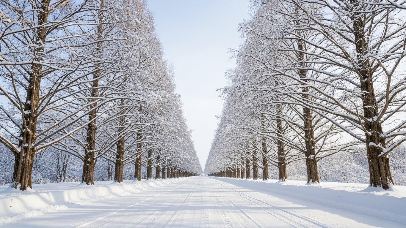 真っ白な雪に包まれた幻想的なメタセコイア並木が美しい滋賀の雪景色スポット